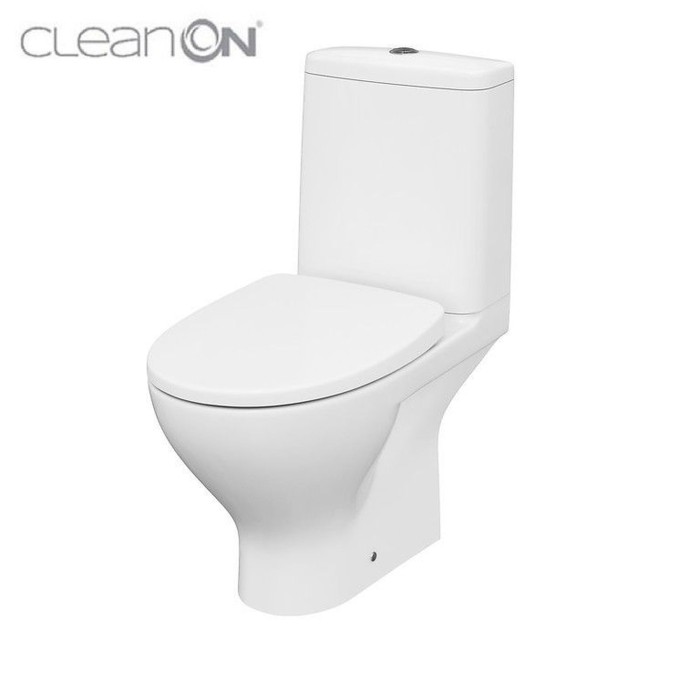 Компакт Cersanit 652 MODUO CLEAN ON 011 3/5 з кришкою дюропласт LIFT Компакт Cersanit 652 MODUO CLEAN ON 011 3/5 з кришкою дюропласт LIFT