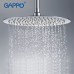 Тропічний душ GAPPO G29, Ø200 мм, нержавіюча сталь, хром
