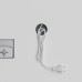 Дзеркало Mixxus Premium ELLIPSE MV05-80x70-Reverse WHITE з Led Touch, Anti-fog, димером (3-6,5kK) (MP6645)