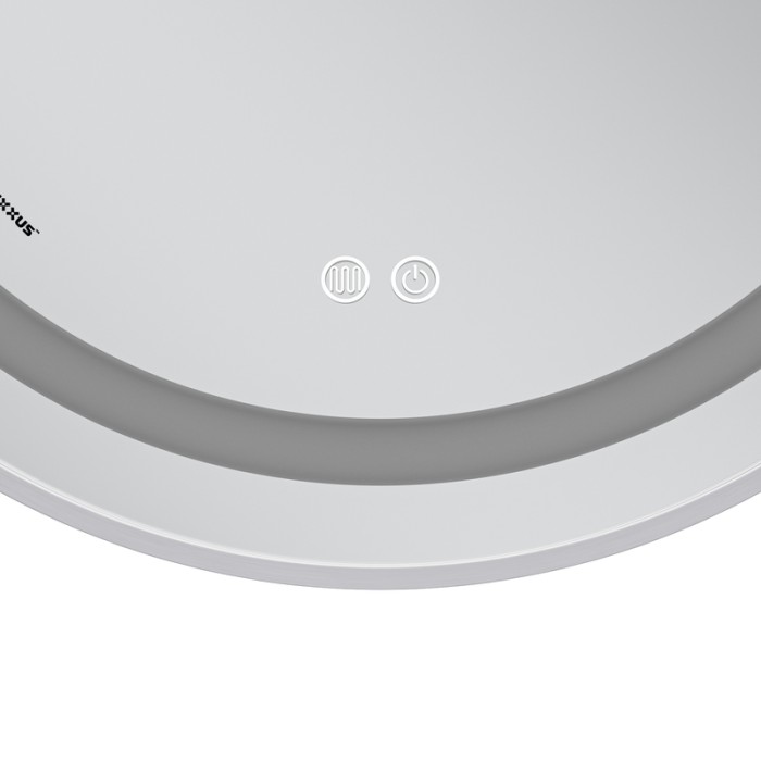 Дзеркало Mixxus Premium ELLIPSE MV05-80x70-Reverse WHITE з Led Touch, Anti-fog, димером (3-6,5kK) (MP6645) Дзеркало Mixxus Premium ELLIPSE MV05-80x70-Reverse WHITE з Led Touch, Anti-fog, димером (3-6,5kK) (MP6645)