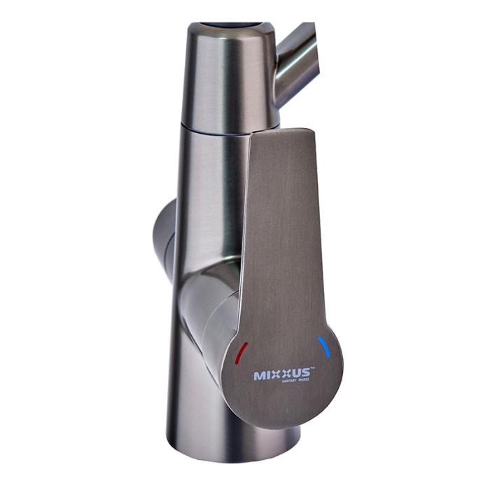 Кухонний змішувач на дві води Mixxus FUL-021 Graphite Refl.Black (нерж. сталь) (MI6115) Кухонний змішувач на дві води Mixxus FUL-021 Graphite Refl.Black (нерж. сталь) (MI6115)
