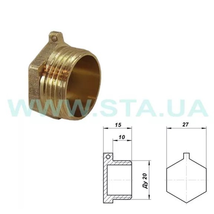 Заглушка 3/4" З STA {1000/20} Заглушка 3/4" З STA {1000/20}