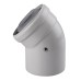 Коліно 45 градусів, d=60/100 mm CE.00.30 C Конденсаційне