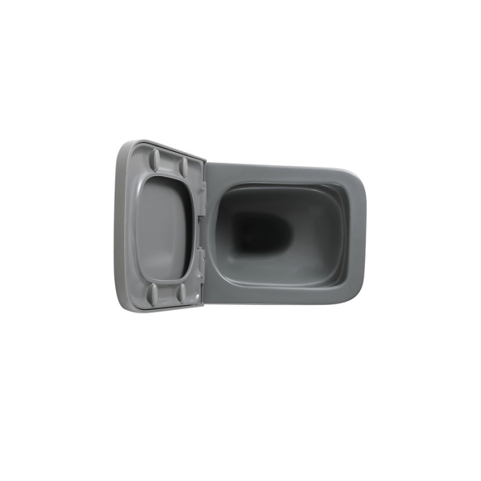 Унітаз підвісний Mixxus Premium QUADRO-0305-R GRAY 510x350x345mm система змиву RIMLESS (MP6656) Унітаз підвісний Mixxus Premium QUADRO-0305-R GRAY 510x350x345mm система змиву RIMLESS (MP6656)