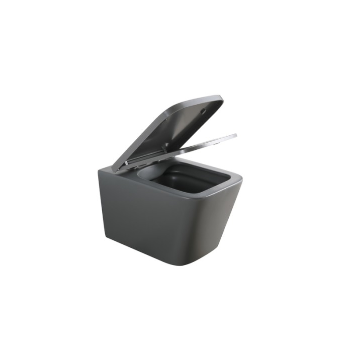 Унітаз підвісний Mixxus Premium QUADRO-0305-R GRAY 510x350x345mm система змиву RIMLESS (MP6656) Унітаз підвісний Mixxus Premium QUADRO-0305-R GRAY 510x350x345mm система змиву RIMLESS (MP6656)
