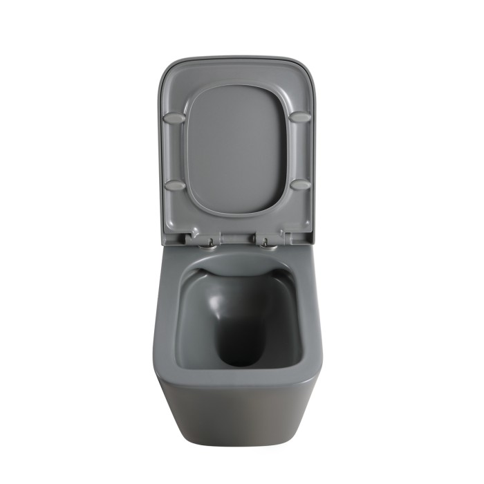 Унітаз підвісний Mixxus Premium QUADRO-0305-R GRAY 510x350x345mm система змиву RIMLESS (MP6656) Унітаз підвісний Mixxus Premium QUADRO-0305-R GRAY 510x350x345mm система змиву RIMLESS (MP6656)