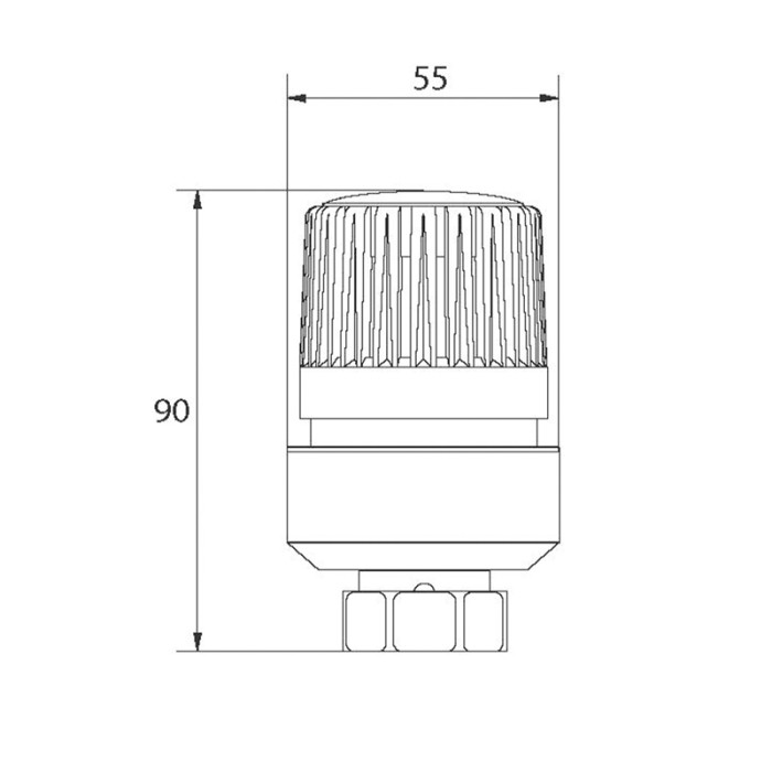 Термоголовка M30x1.5 Koer KR.1334 (KR2843) Термоголовка M30x1.5 Koer KR.1334 (KR2843)