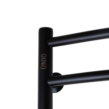 Рушникосушарка UNIO LDE EL 1200-500-12 BLK Драбинка Дуга Еліт електро чорна