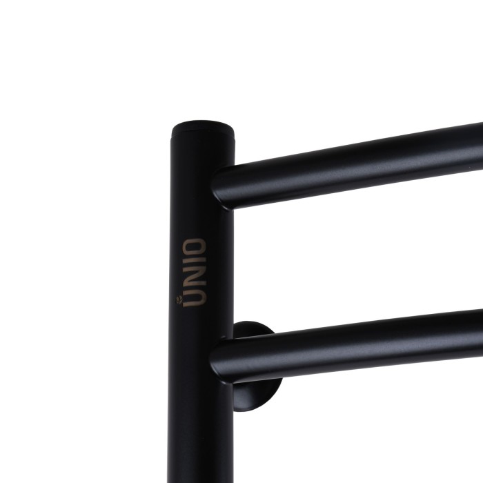 Рушникосушарка UNIO LDE EL 1200-500-12 BLK Драбинка Дуга Еліт електро чорна Рушникосушарка UNIO LDE EL 1200-500-12 BLK Драбинка Дуга Еліт електро чорна