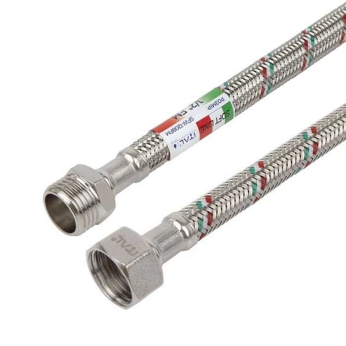 Шланг для води SOFT LINE ITAL Ø 1/2" 1.0 м ВЗ {100} Шланг для води SOFT LINE ITAL Ø 1/2" 1.0 м ВЗ {100}