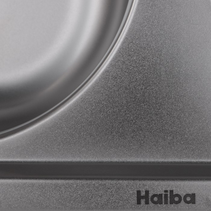 Мийка кухонна HAIBA 80x49 DOUBLE (satin) (HB0652) Мийка кухонна HAIBA 80x49 DOUBLE (satin) (HB0652)