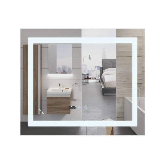 Дзеркало Mixxus WARM MR02-80x80 з Led Touch, Anti-fog, димером, регулятором яскравості, годинником (MI6934) Дзеркало Mixxus WARM MR02-80x80 з Led Touch, Anti-fog, димером, регулятором яскравості, годинником (MI6934)