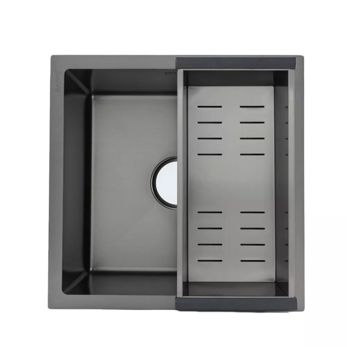 Кухонна мийка GAPPO GS4444-6 інтегрована 440x440 мм, нержавіюча сталь, поверхня PVD Кухонна мийка GAPPO GS4444-6 інтегрована 440x440 мм, нержавіюча сталь, поверхня PVD