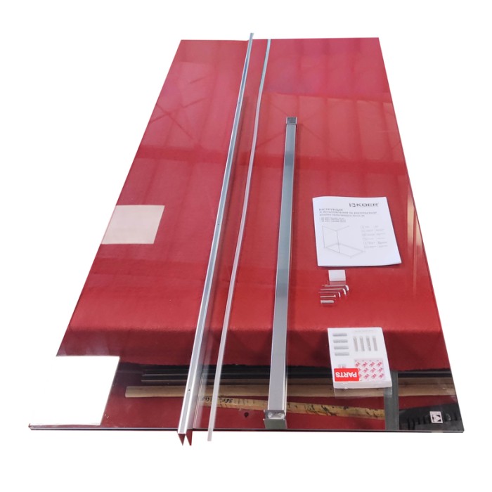 Душова перегородка Koer SR SP01-90x200-TR-01 Walk-In прозоре скло Easy Clean 8мм, хром (KR5392) Душова перегородка Koer SR SP01-90x200-TR-01 Walk-In прозоре скло Easy Clean 8мм, хром (KR5392)