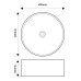 Раковина накладна MIXXUS PREMIUM TOPPER-0103 400х400х150mm (MP6529)