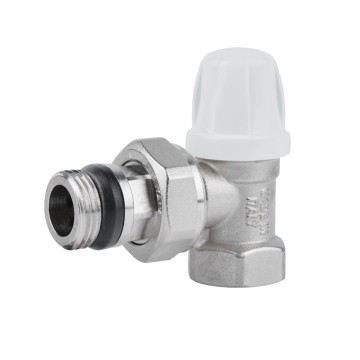 Кран радіаторний Icma 1/2" з антипротіканням кутовий без ручки №952