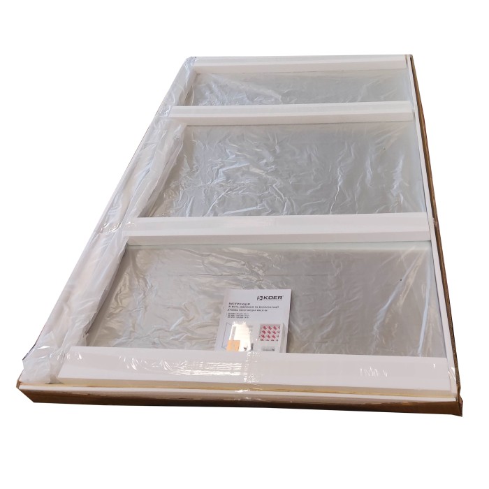 Душова перегородка Koer SR SP01-120x200-TR-01 Walk-In прозоре скло Easy Clean 8мм, хром (KR5394) Душова перегородка Koer SR SP01-120x200-TR-01 Walk-In прозоре скло Easy Clean 8мм, хром (KR5394)