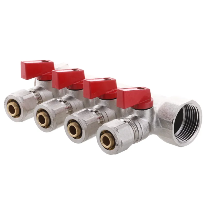 Колектор для теплої підлоги на 4 контура Koer KR.1126-4 1"x4 ways (KR2840) Колектор для теплої підлоги на 4 контура Koer KR.1126-4 1"x4 ways (KR2840)