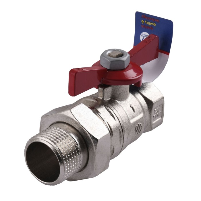 Кран кульовий ARCO 1″ SENA 154105 прямий з американкою (754105) Кран кульовий ARCO 1″ SENA 154105 прямий з американкою (754105)