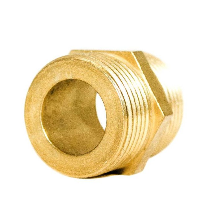 Ніпель 1/2″ЗЗ латунний під прокладку LN332G OPTIMUM Ніпель 1/2″ЗЗ латунний під прокладку LN332G OPTIMUM