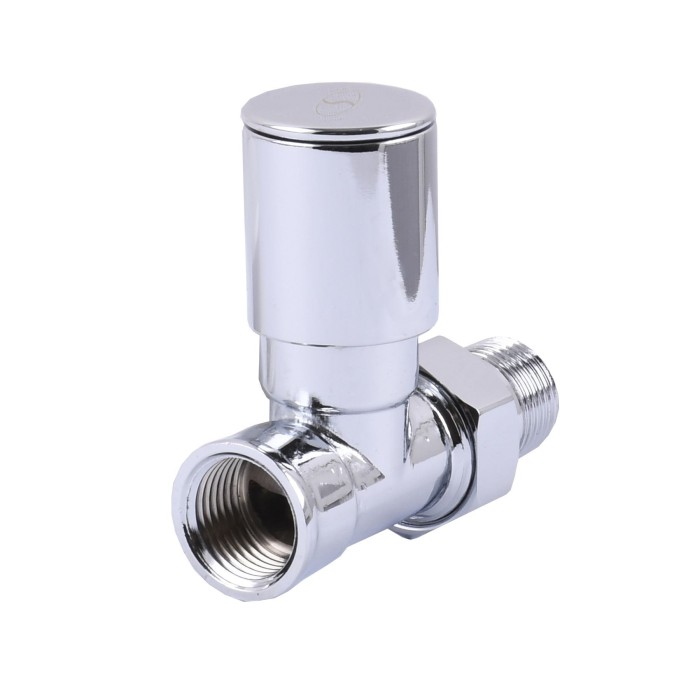 Кран вентильний прямий з американкою SOLOMON 1/2″ CHROM 1865 Кран вентильний прямий з американкою SOLOMON 1/2″ CHROM 1865