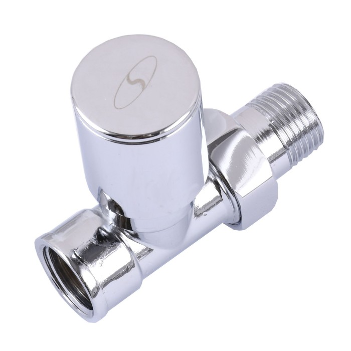 Кран вентильний прямий з американкою SOLOMON 1/2″ CHROM 1865 Кран вентильний прямий з американкою SOLOMON 1/2″ CHROM 1865