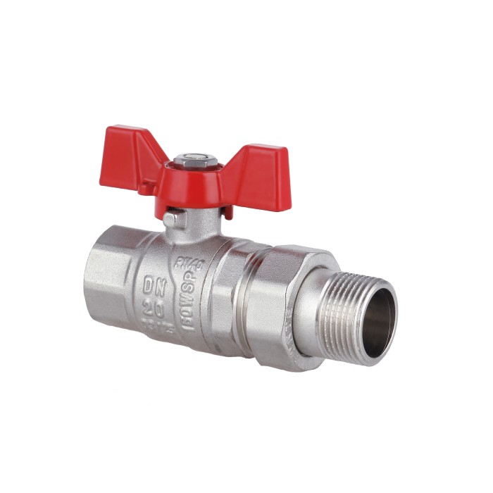 Кран кульовий "Американка" Thermo Alliance Forte 3/4" прямий SF220W20 Кран кульовий "Американка" Thermo Alliance Forte 3/4" прямий SF220W20