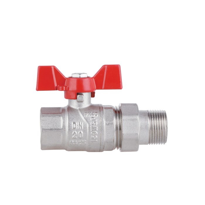 Кран кульовий "Американка" Thermo Alliance Forte 3/4" прямий SF220W20 Кран кульовий "Американка" Thermo Alliance Forte 3/4" прямий SF220W20