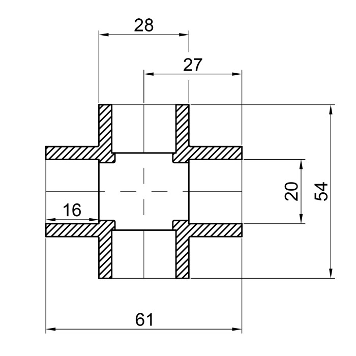 Хрестовина PPR Thermo Alliance 20 Хрестовина PPR Thermo Alliance 20