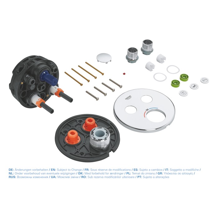 Термостат прихованого монтажу на 2 споживача Grohe Grohtherm SmartControl (29119000) Термостат прихованого монтажу на 2 споживача Grohe Grohtherm SmartControl (29119000)