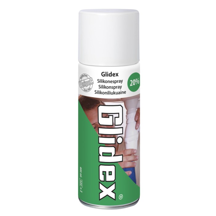 Змащувач для труб аерозольний Glidex 400ml UNIPAK (балончик) Змащувач для труб аерозольний Glidex 400ml UNIPAK (балончик)