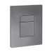Панель змиву Koer KT-0607-07 157x198x10mm пластикова, кнопка квадратна (колір графіт) (KR5345)