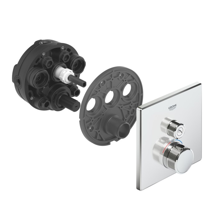 Термостат прихованого монтажу із одною кнопкою керування Grohe Grohtherm SmartControl (29123000) Термостат прихованого монтажу із одною кнопкою керування Grohe Grohtherm SmartControl (29123000)