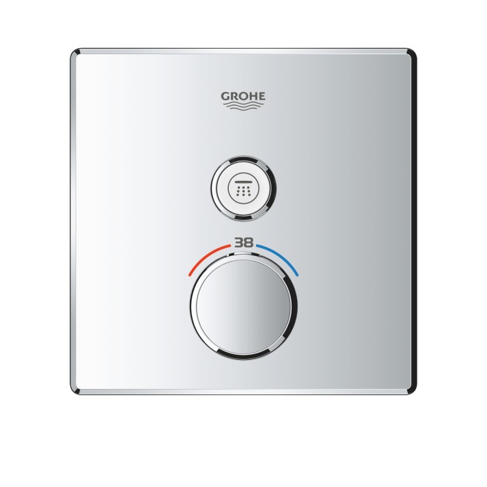 Термостат прихованого монтажу із одною кнопкою керування Grohe Grohtherm SmartControl (29123000) Термостат прихованого монтажу із одною кнопкою керування Grohe Grohtherm SmartControl (29123000)