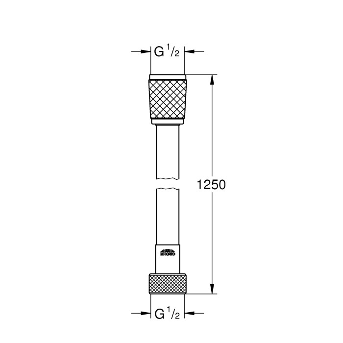 Душовий шланг 1250 Grohe Relexaflex (28150001) Душовий шланг 1250 Grohe Relexaflex (28150001)