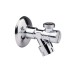 Кран приладовий буксовий Icma 1/2" кутовий №518