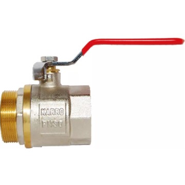 Кран кульовий KARRO    1/2" ВЗ (червона ручка) {140/14}