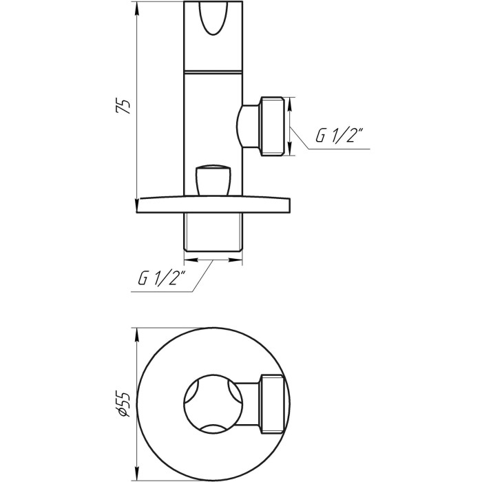 Кран напівобертовий кутовий SOLOMON 1/2″х1/2″ 9081 (2 шт) Кран напівобертовий кутовий SOLOMON 1/2″х1/2″ 9081 (2 шт)
