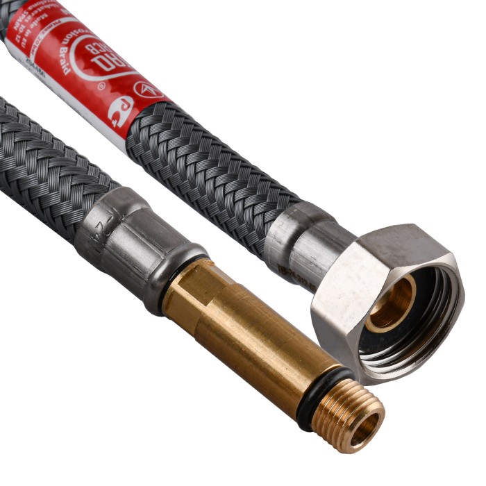 Шланг для змішувача TUCAI М10х1/2″ довгий штуцер 1,0м АНТИКОРОЗІЯ TAQ GRIF ACB 204471 Шланг для змішувача TUCAI М10х1/2″ довгий штуцер 1,0м АНТИКОРОЗІЯ TAQ GRIF ACB 204471
