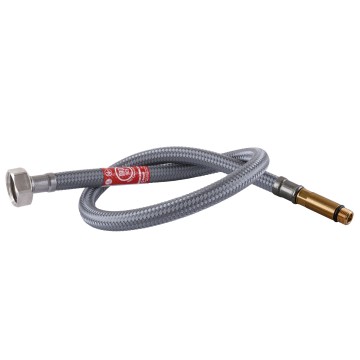 Шланг для змішувача TUCAI М10х1/2″ довгий штуцер 1,0м АНТИКОРОЗІЯ TAQ GRIF ACB 204471