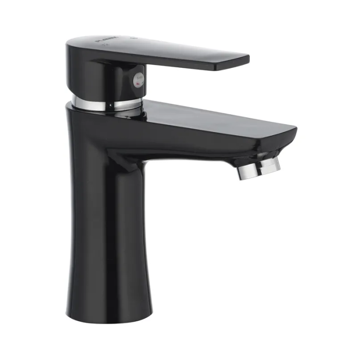 Змішувач для умивальника Plamix Oscar-001 Black (без підводки) (PM0024) Змішувач для умивальника Plamix Oscar-001 Black (без підводки) (PM0024)