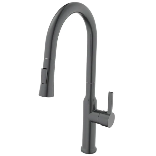 Змішувач для кухні з висувним виливом Mixxus Premium PULL 014 GRAPHITE (MI6959)