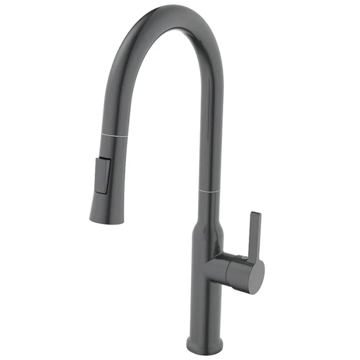 Змішувач для кухні з висувним виливом Mixxus Premium PULL 014 GRAPHITE (MI6959) Змішувач для кухні з висувним виливом Mixxus Premium PULL 014 GRAPHITE (MI6959)