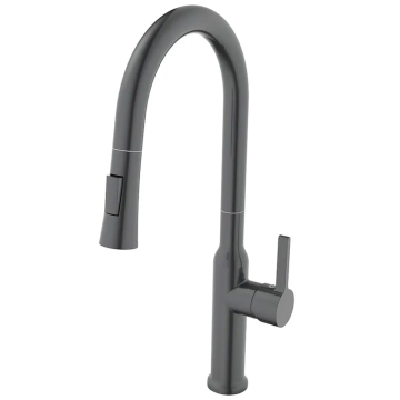 Змішувач для кухні з висувним виливом Mixxus Premium PULL 014 GRAPHITE (MI6959)