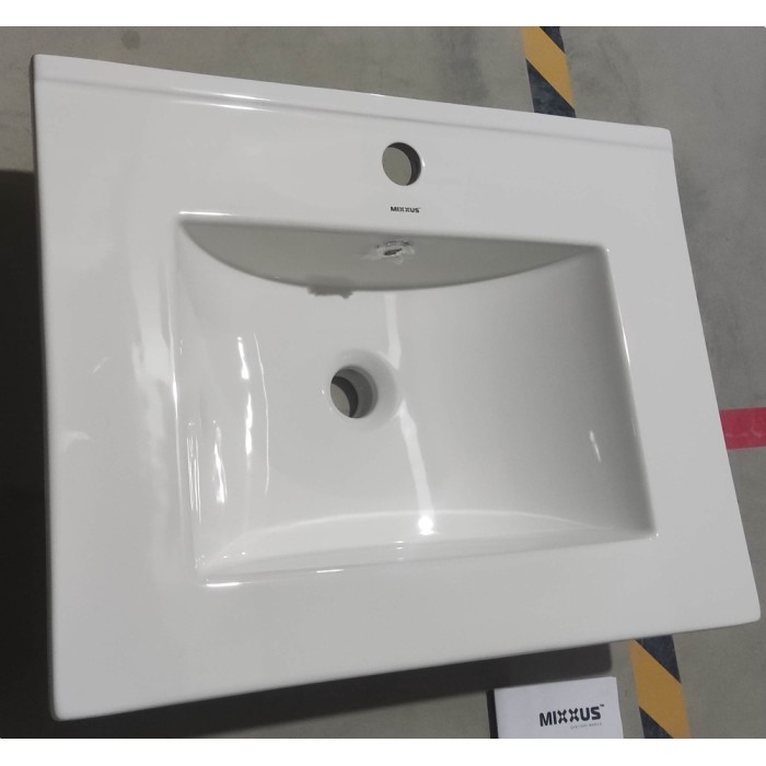 Раковина меблева Mixxus Premium CUBIC-1501 610х460х170mm з отвором під змішувач та переливом (MP6495) Раковина меблева Mixxus Premium CUBIC-1501 610х460х170mm з отвором під змішувач та переливом (MP6495)
