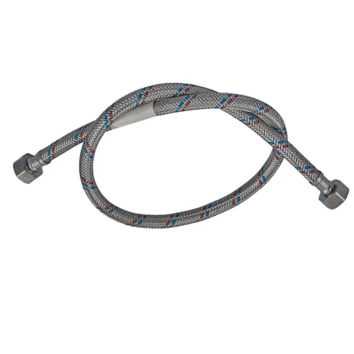 Гнучкий шланг для підключення води гайка 1/2'' - гайка 1/2'' (30 см) Zerix (ZX1549)