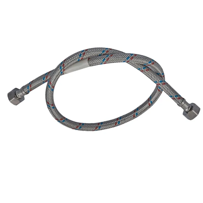 Гнучкий шланг для підключення води гайка 1/2'' - гайка 1/2'' (30 см) Zerix (ZX1549) Гнучкий шланг для підключення води гайка 1/2'' - гайка 1/2'' (30 см) Zerix (ZX1549)