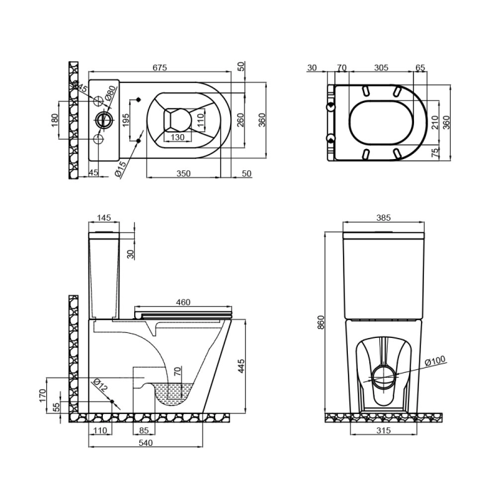 Чаша унітазу-компакту Mixxus Premium Bevel-0402-R Bowl 670х390х880 Rimless без сидіння (MI8354) Чаша унітазу-компакту Mixxus Premium Bevel-0402-R Bowl 670х390х880 Rimless без сидіння (MI8354)