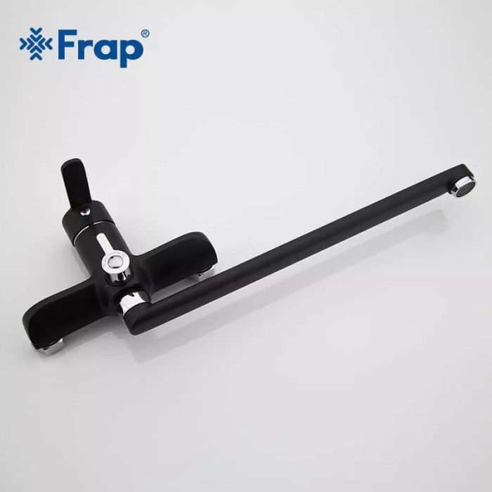 Змішувач для ванни Frap F2242, чорний/хром Змішувач для ванни Frap F2242, чорний/хром