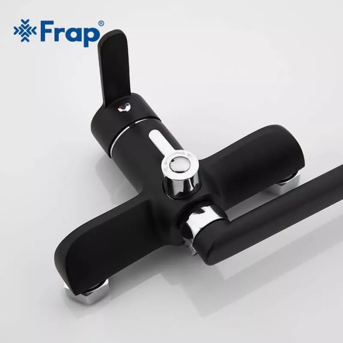 Змішувач для ванни Frap F2242, чорний/хром Змішувач для ванни Frap F2242, чорний/хром
